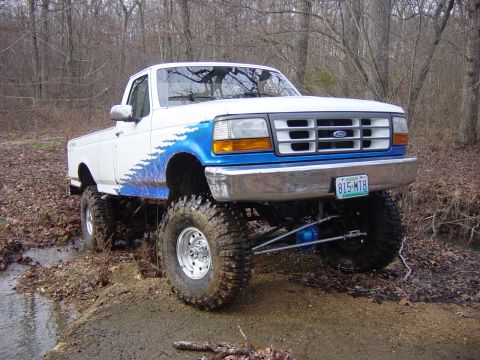 1983 Ford Bronco - Playing in the Creek