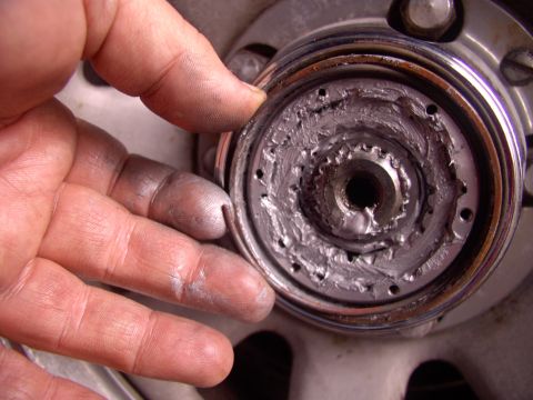 1986 Ford Bronco - Now slip in the outer housing retaining ring, also provided new in the kit from MileMarker.
