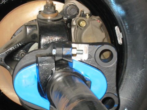 1992 Ford Bronco - Detailed view of a vehicle's axle and suspension system, showing aftermarket parts.
