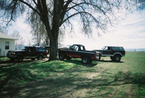 1984 Ford Bronco - Getting set-up to move F250