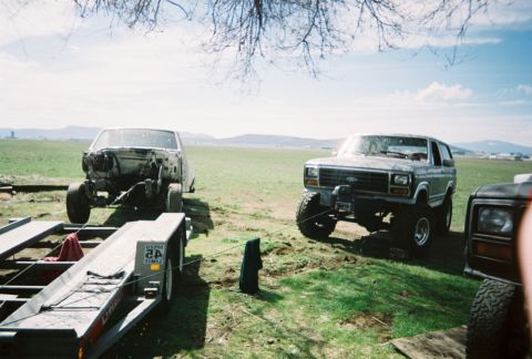 1984 Ford Bronco - winch set-up