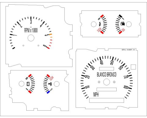 1990 Ford Bronco - I had various other ideas, including this one. http://www.geocities.com/slhrbacek/Gauges.html This guy makes them
