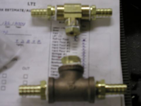 1988 Ford Bronco - Oil & trans temp sensor mounts