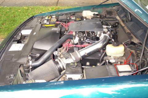 1993 Mercury Grand Marquis - Cruise control servo (circled in pic)