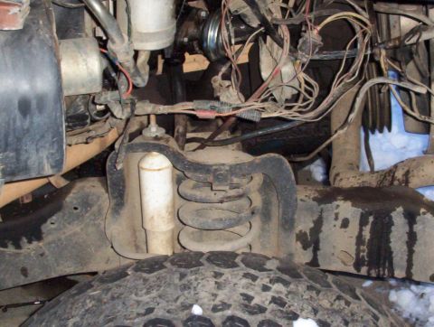 1981 Ford Bronco - close up of the fender, lots of cutting yet to do