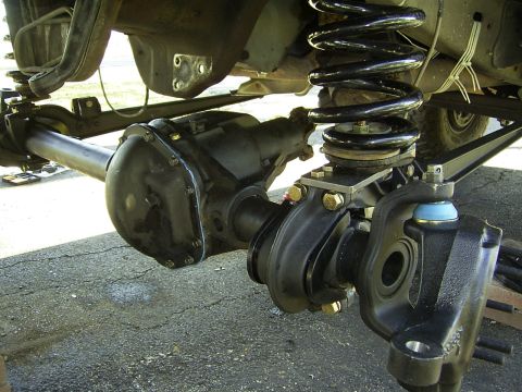 1995 Ford Bronco - I accidentally over reamed the knuckle, so I made a tapered insert on the lathe out of steel.
