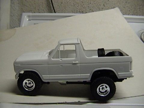1979 Ford Bronco - This is a model of a truck, not a full-size vehicle.