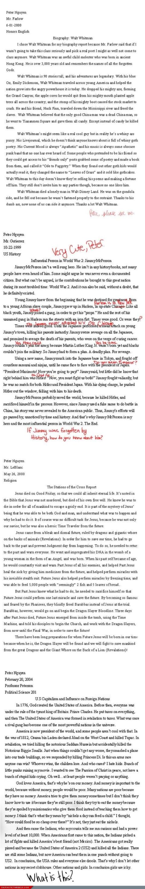 1990 Ford Bronco - A document typed text and handwritten annotations, likely a letter or manuscript.