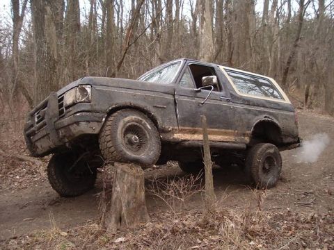 1989 Ford Bronco - posing for a pic