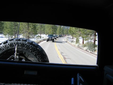 1985 Ford Bronco - me taking lead of the group