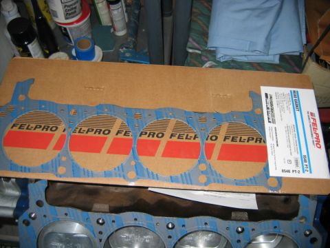 1992 Ford Bronco - Got my heads back decided I would knock out the head gaskets. Bought Felpro, they are clearly marked with a Front imprint on the gasket, ma…