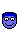 1990 Ford Bronco - A simple blue smiley face graphic with a dark background.