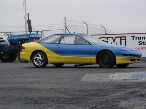 1993 Ford Probe - Just before the burnout.