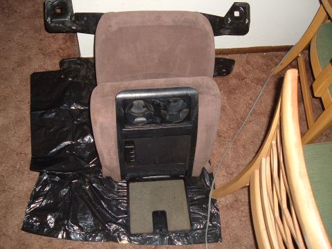 1994 Ford Bronco - some pics of the cup holders and storage box