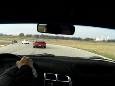 1994 Ford Probe - Robert and Pat in front during pace lap.