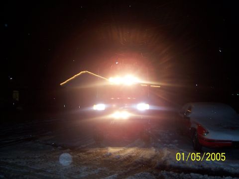 1989 Ford Bronco - here the lights are all lit up