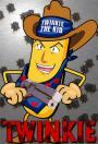 1988 Ford Bronco - A cartoon character dressed as a cowboy, identified as Twinkie the Kid, is depicted with toy guns.