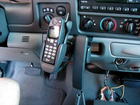 2002 Ford Excursion - Panavise mount for the Nokia Mobile Kit