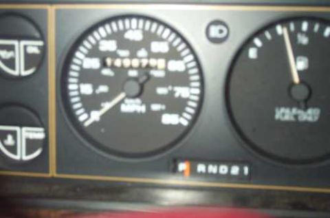 1988 Ford Bronco - Speedometer..Mileage reads 149879.