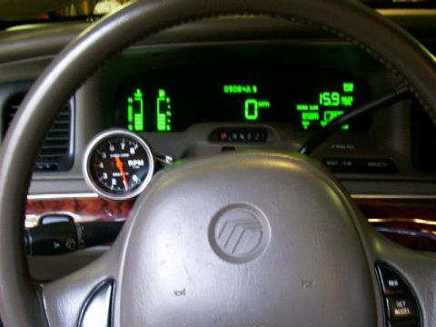 2000 Mercury Marquis - Tachometer mounted to the steering column