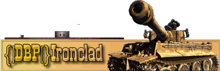 1988 Ford Bronco - A tank is shown with a text overlay that reads "{DBP} Ironclad".
