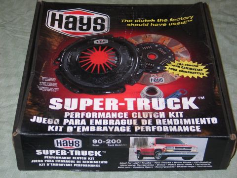 1989 Ford F-150 - Box for a Hays Super-Truck Performance Clutch Kit, a graphic of a red pickup truck.