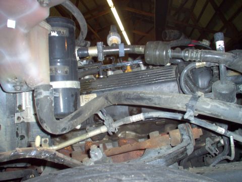 1994 Ford Crown Victoria - WIth the wheelwell removed, there's a surprising amount of working room.