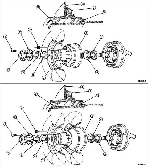1983 Ford Bronco - 10.25" FF Hubs