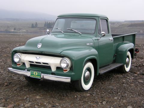 1954 Ford F-250 - Featured Vehicle in Super Motors.org ad in Legendary Ford Magazine.