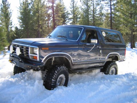 1985 Ford Bronco - stuck trying to follow joey