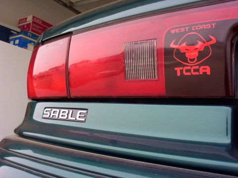 1995 Mercury Sable - West Coast Taurus Car Club of America decal!