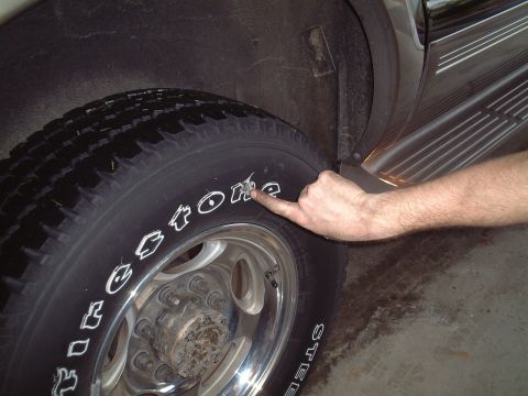 2000 Ford Excursion - This happened on 3 of my 4 Firestone Steeltex tires when I had them.