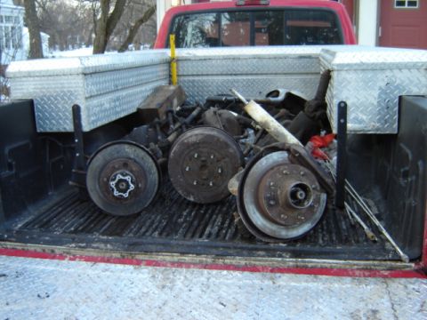 1992 Ford Bronco - hp 8 lugg 44 and fj 60 axles