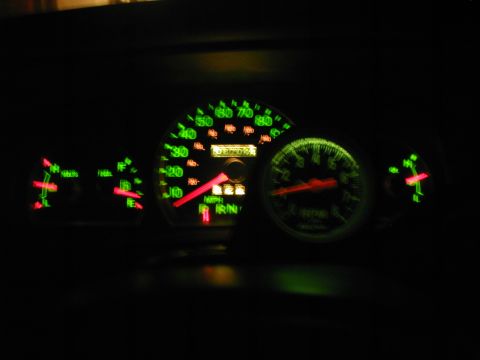2000 Ford Crown Victoria - Tach installed