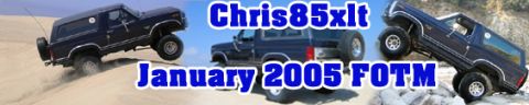 1996 Ford Bronco - This 1996 Ford Bronco is shown off-roading on sand dunes and rocky terrain.