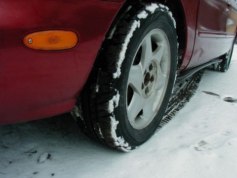 1997 Ford Taurus - The tries helped me keep traction through the whole mess!