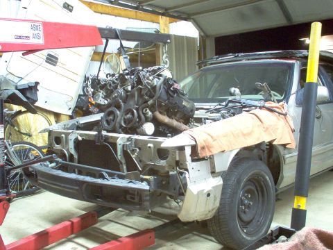 1994 Ford Crown Victoria - Since the engine seized, I can't rotate the flexplate to unbolt the torque converter, and I don't want to risk any damage to the recently-r…