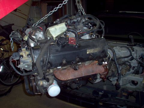 1994 Ford Crown Victoria - Since the engine seized, I can't rotate the flexplate to unbolt the torque converter, and I don't want to risk any damage to the recently-r…