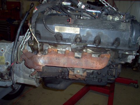 1994 Ford Crown Victoria - Since the engine seized, I can't rotate the flexplate to unbolt the torque converter, and I don't want to risk any damage to the recently-r…