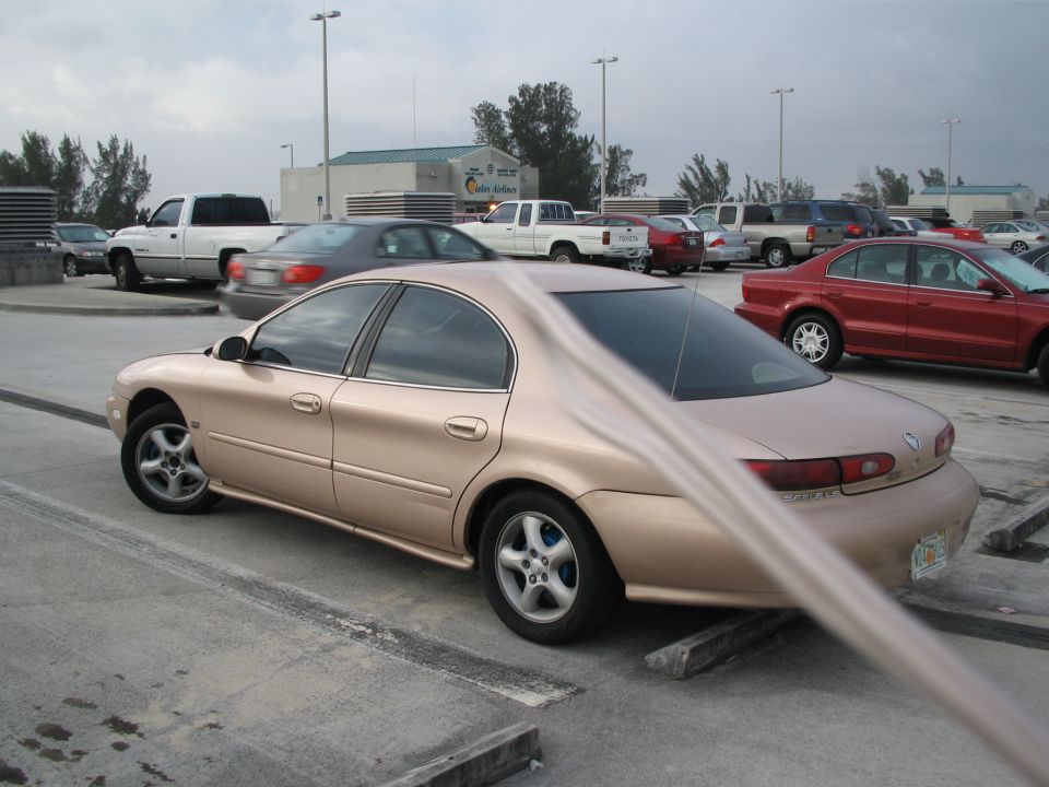 1997 Mercury Sable parked in a lot, side view