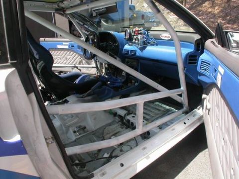 1990 Ford Probe - Passenger side view. This interrior paint job was done in 2 days. I took about an hour to mask the dash and then the whole thing was painte…