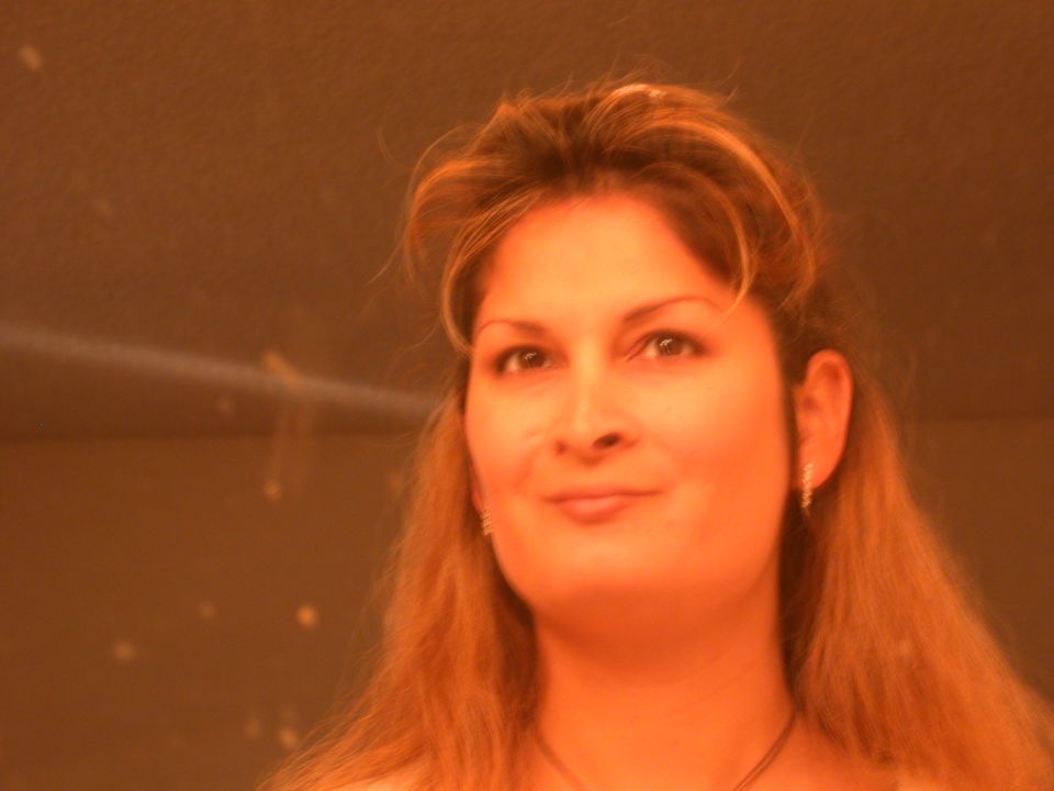 This is Stacey posing for the camera.