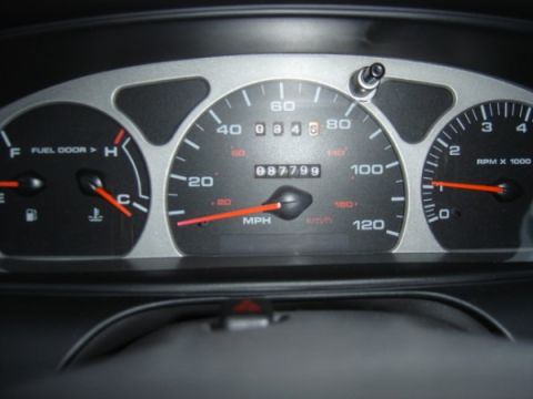 1999 Ford Taurus - The odometer on this 1999 Ford Taurus shows 87,799 miles.