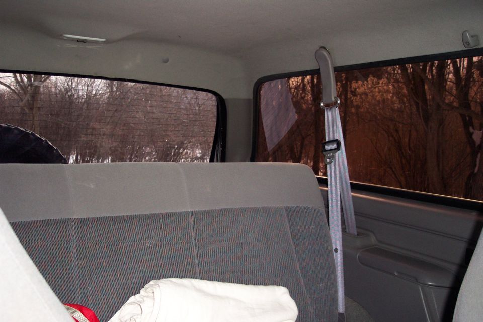 double limo tinted windows from the inside
