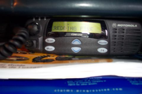 1995 Ford Bronco - close up of the display. It also has about 20 other fire dept channels for neighboring towns. Its pretty busy when I leave it on scan.