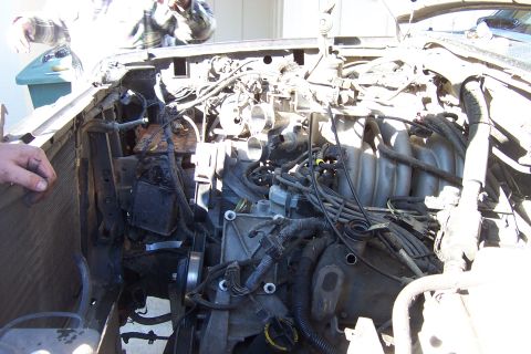 1989 Ford Bronco - Fan gone