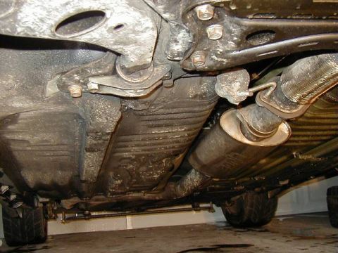 1995 Ford Probe - PRO 3" header back exhaust with Borla XR-1 Muffler in the stock cat location.
