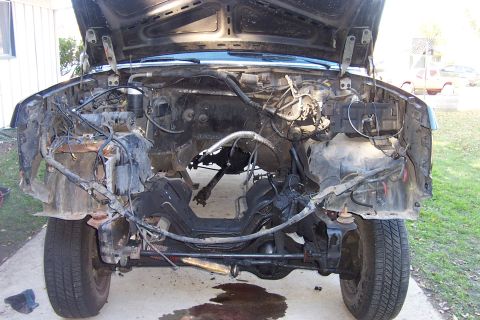 1989 Ford Bronco - Gutted. Gonna sell some parts now.