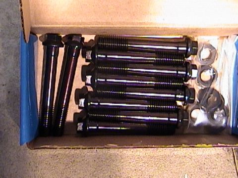 1990 Ford Bronco - ARP main bolts, exchanging for stud kit (bolt kit has no way to bolt up the oil pump p/u screen).