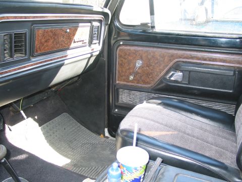 1979 Ford Bronco - Front interior when puchased